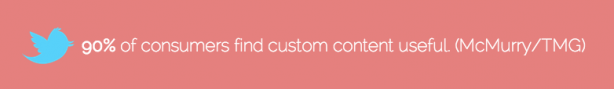 Consumers custom content blogging McMurry TMG