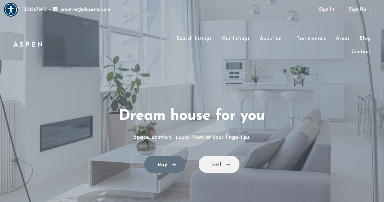 Aspen Design Header