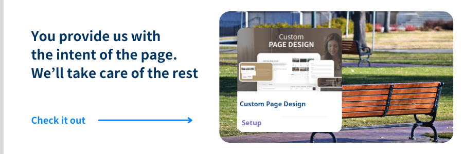 Custom Page Service Task Ad